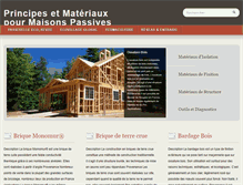 Tablet Screenshot of materiaux-maison-passive.kiosq.info